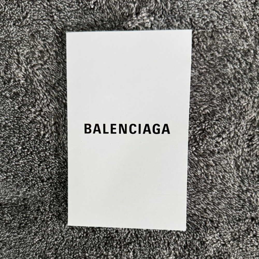 Balenciaga White Card Holder Envelope Black Logo Designer Stationary Accessory